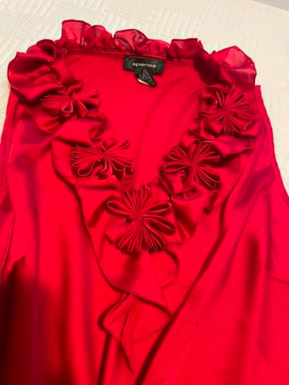 Spence Brand, Satin, Sleeveless, Fairycore, Romantic, Whimsigoth, Blouse